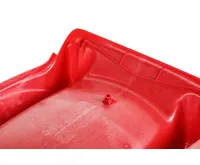 Zahradní skluzavka Skluzo 3m červená s přípojkou na vodu (5)