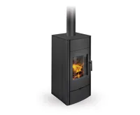 ROMOTOP Krbová kamna ESPERA 03 Plech s teplovodním výměníkem a dvojitým prosklením