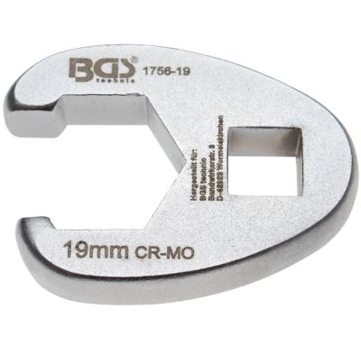 BGS Klíč plochý otevřený 3/8" 19 mm