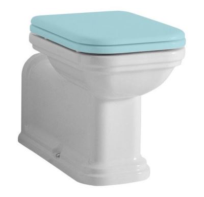 KERASAN WALDORF WC mísa stojící, 37x65cm, spodní/zadní odpad, bílá