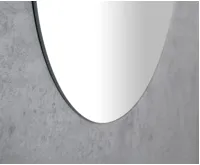 AQUALINE VORA zrcadlo s broušenou hranou oválné 40x70cm, CU free (3)