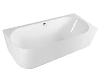 POLYSAN SUSSI R rohová stojící vana, litý mramor 150x70x49,5cm, bílá