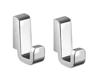 GEDY SAMOA háček, balení 2 ks, chrom GEDY SAMOA háček, balení 2 ks, chrom