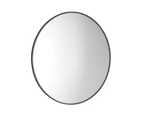 SAPHO AROWANA kulaté zrcadlo v rámu ø 70cm, černá mat
