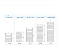 Koupelnový radiátor Korado Koralux Rondo Max-M KRMM 450/1500 (1)