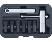 BGS Sada pro frézování těsnicích sedel šroubů olejových výpustí, 8dílná BGS Sada pro frézování těsnicích sedel šroubů olejových výpustí, 8dílná