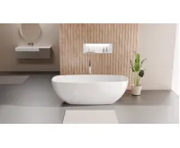 POLYSAN IPANEMA volně stojící vana litý mramor 168x72x49cm, bílá (4)
