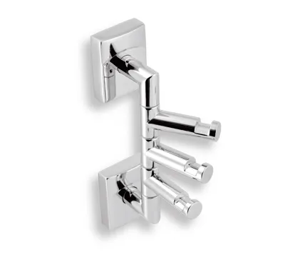 NOVASERVIS Trojháček otočný Metalia 12 chrom - 0281,0