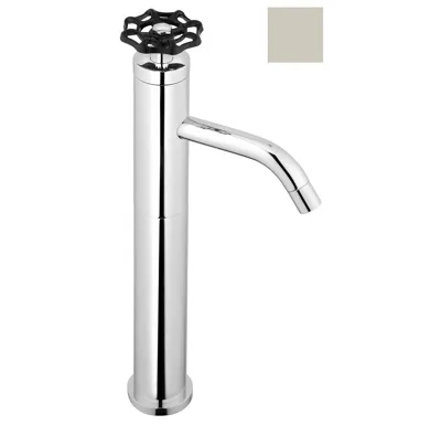 SAPHO INDUSTRY stojánková umyvadlová baterie vysoká, výška 332 mm, nikl/černá