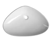 SAPHO TERUEL keramické umyvadlo na desku 59x39cm, bílá (3)