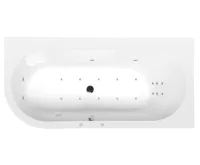 POLYSAN ASTRA R HYDRO-AIR hydromasážní vana, 165x80x48cm, bílá