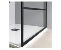 GELCO CURE BLACK sprchová zástěna 1200mm, čiré sklo (1)