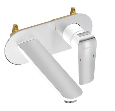 NOVASERVIS Umyvadlová, dřezová podomítková Nobless Tina bílá/chrom - 38200,1