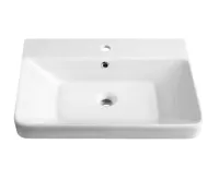 SAPHO THALIE 60 keramické umyvadlo nábytkové 60x46cm, bílá (7)