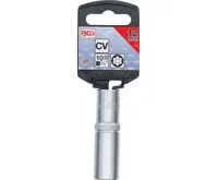 BGS Hlavice nástrčné 3/8" "Super Lock" prodloužené, 12 mm (2)