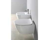 SENTIMENTI závěsné WC Rimless s podomítkovou nádržkou a tlačítkem Schwab, bílá (4)