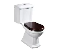 KERASAN RETRO WC sedátko, ořech/chrom (6)