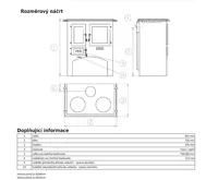 ABX Kuchyňský sporák s troubou - šedý plech, litinové plotýnky | AKCE Zdravá láhev 0,7l (1)