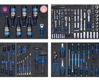 BGS Dílenský vozík, 7 zásuvek, se 227 nástroji (2)