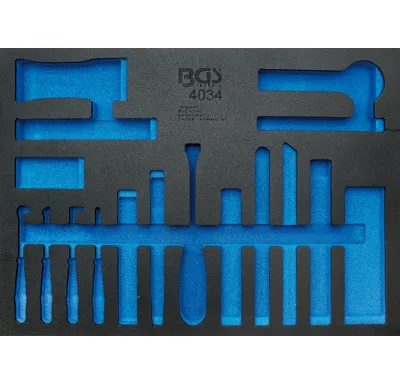 BGS Vložka do dílenského vozíku 3/3, prázdná, pro 4034