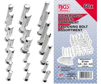 BGS Kolík pojistný, sada 60 dílů