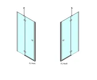 POLYSAN FORTIS sprchové dveře do niky 1500mm, čiré sklo, levé (11)