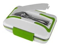 De Gusto Ohřívací box na jídlo WARMY 12V/230V - zelená (1)