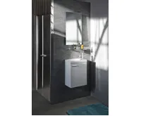 SAPHO AGOS umývátko, litý mramor, 40x22cm, levé/pravé, bílá (8)