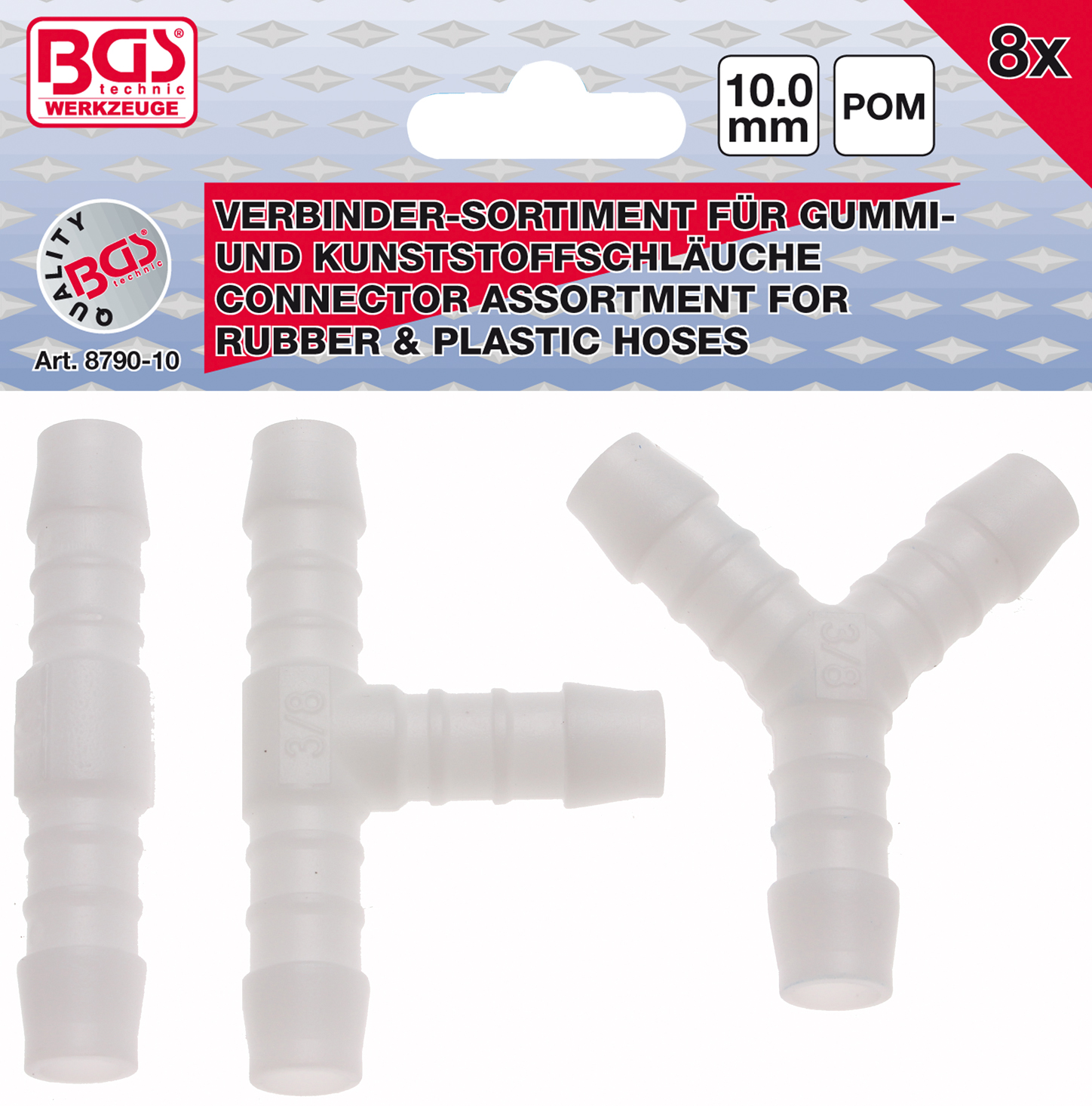 Bgs spojky hadicové, 10 mm