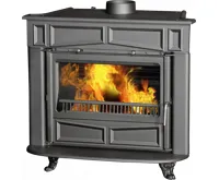 PLAMEN Litinová krbová kamna GLAS FRANKLIN - černá