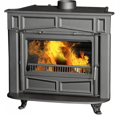 PLAMEN Litinová krbová kamna GLAS FRANKLIN - černá