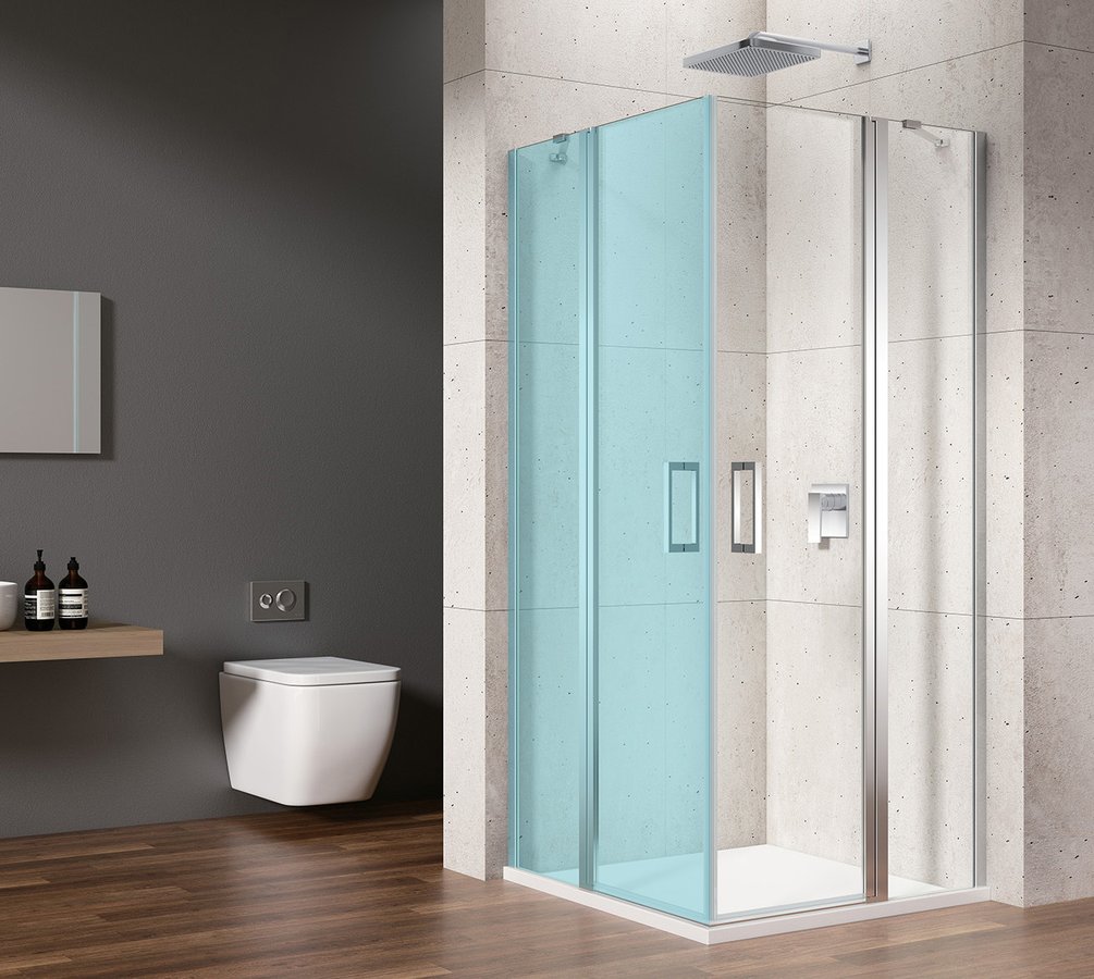 GELCO LORO sprchové dveře pro rohový vsup 900mm, čiré sklo