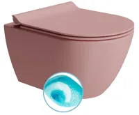 GSI PURA závěsná WC mísa, Swirlflush, 36x50cm, blush dual-mat GSI PURA závěsná WC mísa, Swirlflush, 36x50cm, blush dual-mat