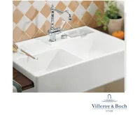 Keramický dřez Villeroy & Boch Double 895.2 Bílá keramika (3)