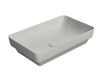 GSI PURA keramické umyvadlo na desku 60x38cm, cenere mat