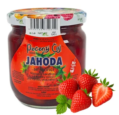 Nature NoTea s.r.o. Pečený čaj Notea - Jahoda se skořicí 430ml