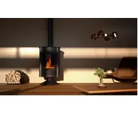 HS Flamingo Krbová kamna MASTERFLAMME ® Medie II, černá (37)