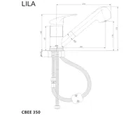 LILA baterie CBEE350 stojánková s výsuvnou sprchou (1)