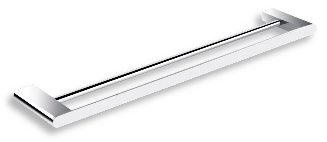 Novaservis dvojitý držák ručníků 600 mm titania naty chrom - 66625,0