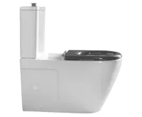 SAPHO MEDIC WC kombi, zvýšený sedák, Rimless, spodní/zadní odpad, bílá (7)