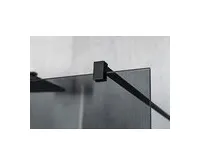GELCO VARIO BLACK jednodílná sprchová zástěna do prostoru, kouřové sklo, 800 mm (1)
