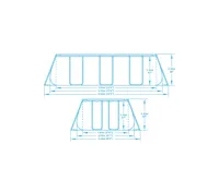 Bestway Bazén Power Steel Frame 4,12 x 2,01 x 1,22 m - 56456 (2)