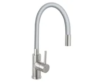 NOVASERVIS Dřezová stojánková baterie s flexi ramenem, šedá-nerez - 70710,4S