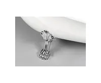 POLYSAN RETRO volně stojící vana 147x69,5x67,5cm, nohy chrom mat, bílá (1)