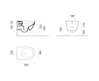 GSI PURA závěsná WC mísa, Swirlflush, 36x50cm, cenere dual-mat (6)