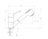 Deante Narcyz Lesklý chrom (2)