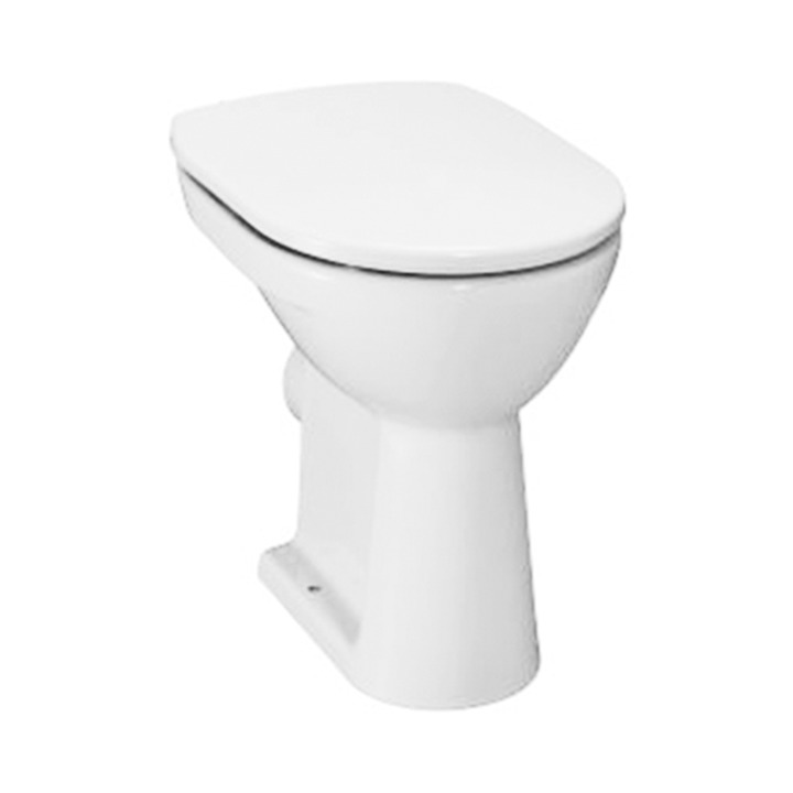 JIKA LYRAplus Stojící WC, vodorovný odpad, otevřený splachovací kruh, bílá 825387