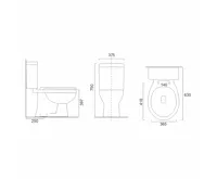 WC kombi, spodní odpad s armaturou (1)