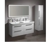 SAPHO Koupelnový set THEIA 120, dvojumyvadlo, bílá