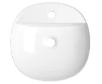 SAPHO LUGANO keramické umyvadlo na desku, Ø 40 cm, bílá (3)